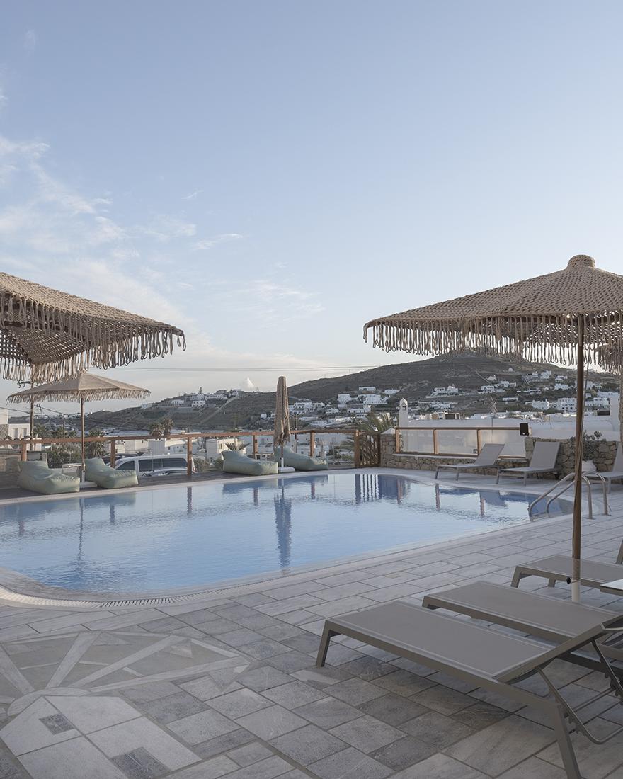 Отель Mykonos Essence Adults Only Орнос Экстерьер фото