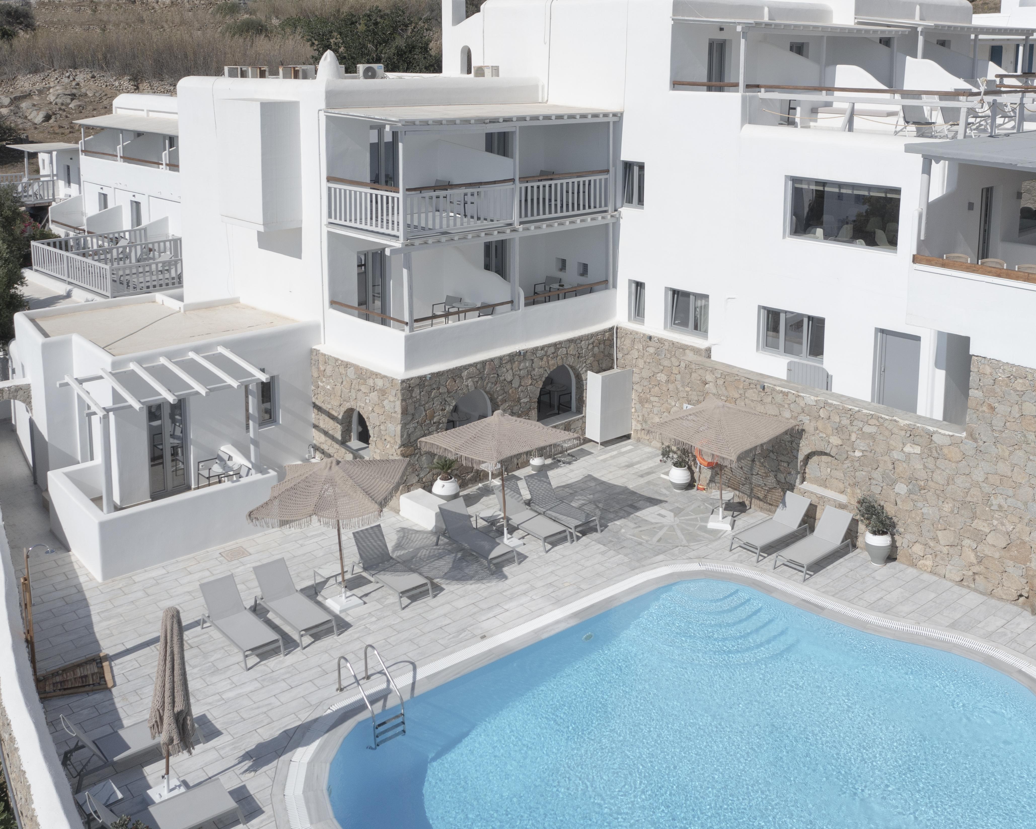 Отель Mykonos Essence Adults Only Орнос Экстерьер фото