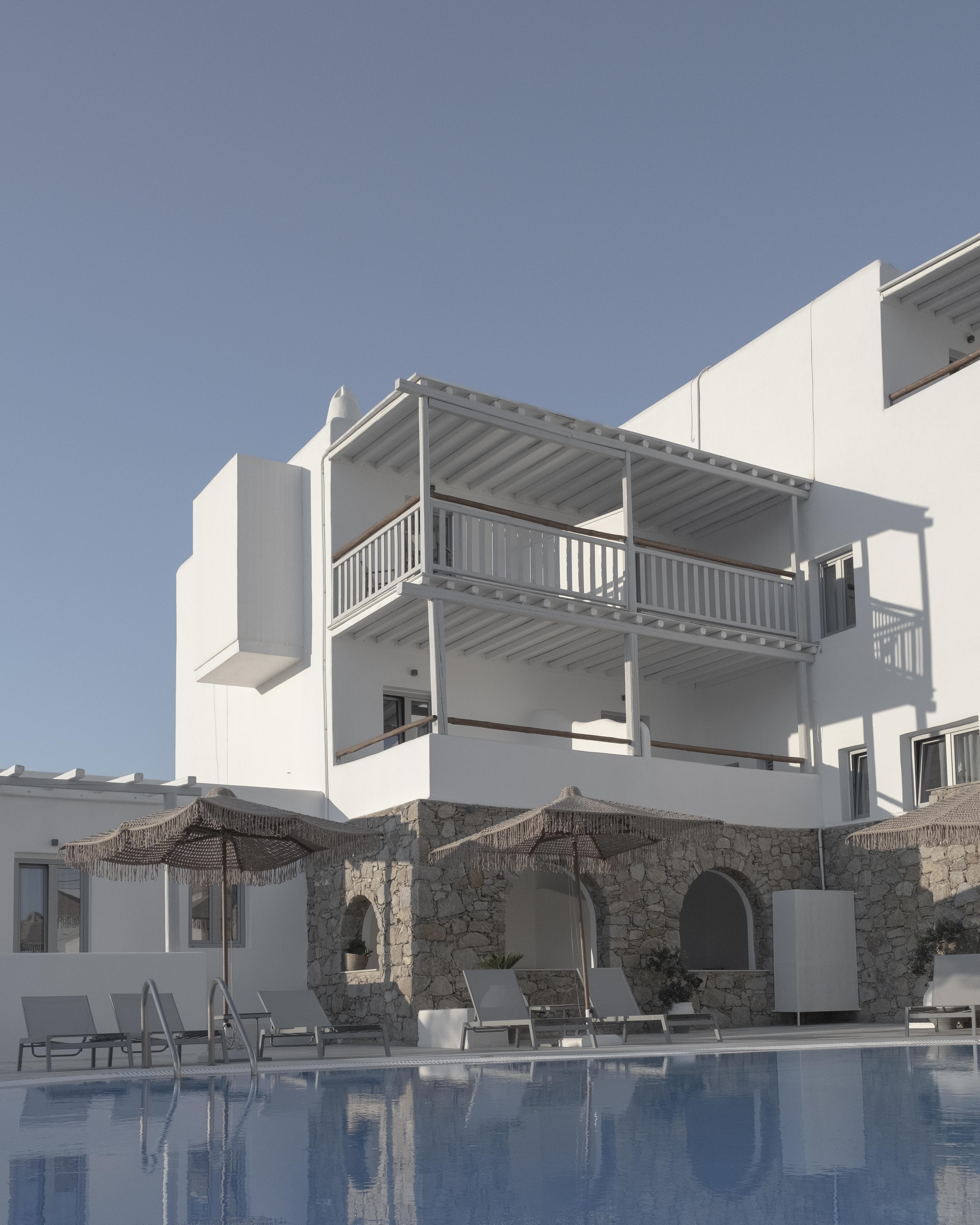 Отель Mykonos Essence Adults Only Орнос Экстерьер фото