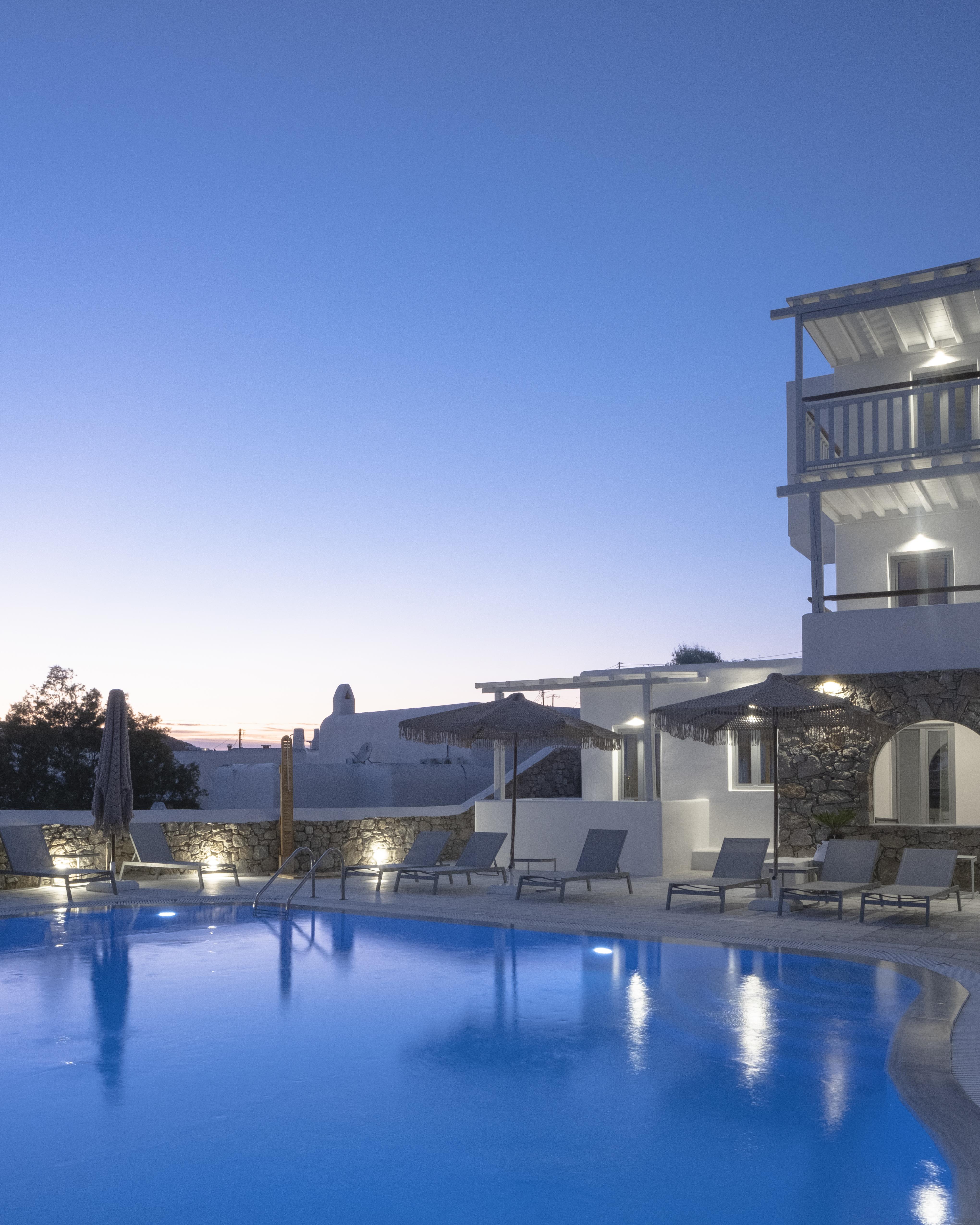 Отель Mykonos Essence Adults Only Орнос Экстерьер фото