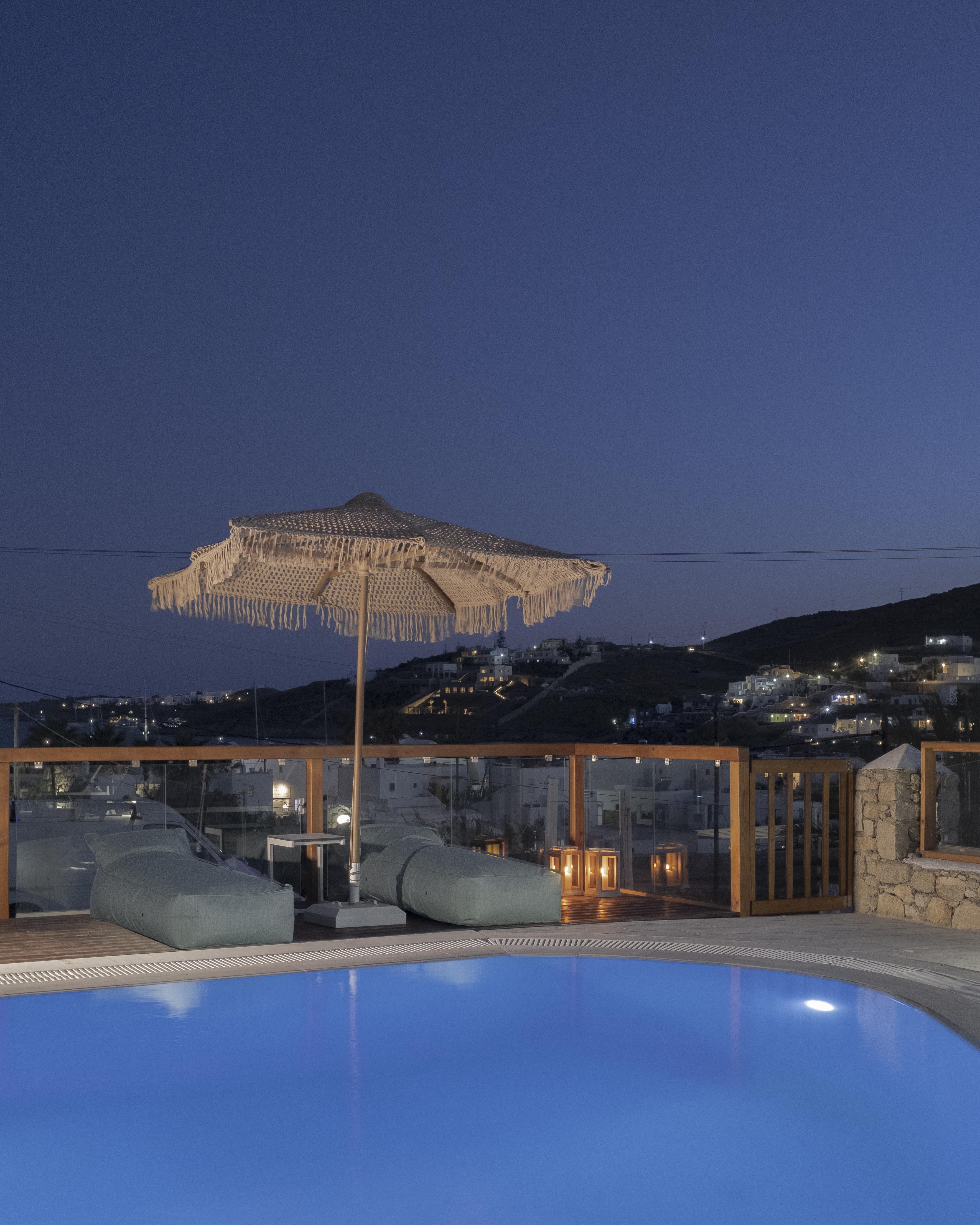Отель Mykonos Essence Adults Only Орнос Экстерьер фото